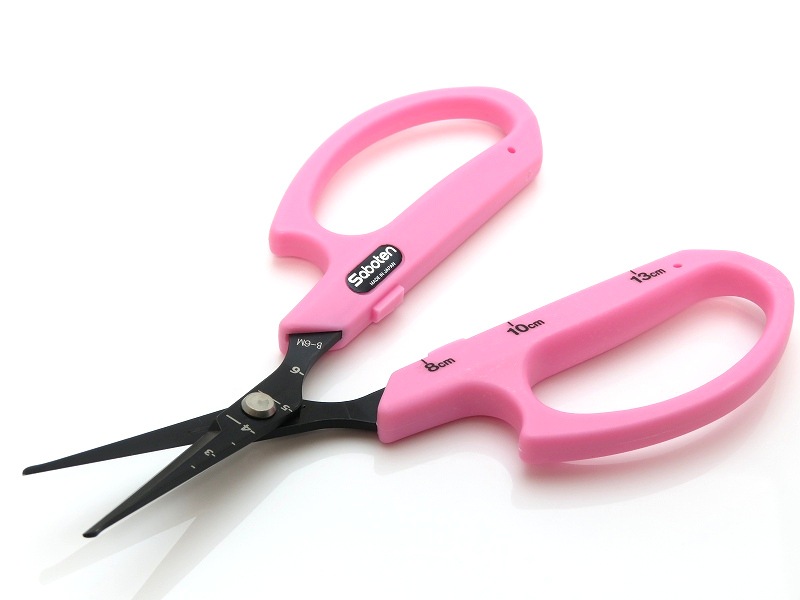 サボテン 先丸 フッ素 コート ぶどう鋏 そり刃 B-6M 簡易包装 | 刃物