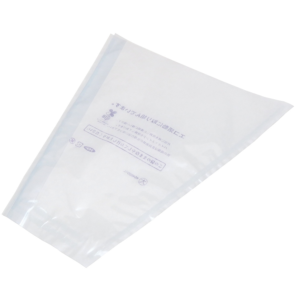 ぶどう 出荷用三角袋 大ブルー（セロハン部分の印刷無地） 100枚入 （紙、セロハン） 大房 黒ぶどう用