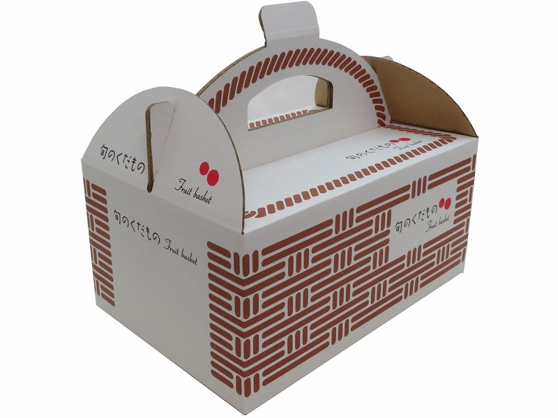 手さげ箱OT-1.5F フルーツ 旬のくだもの（5枚入）お試し用　リユース品