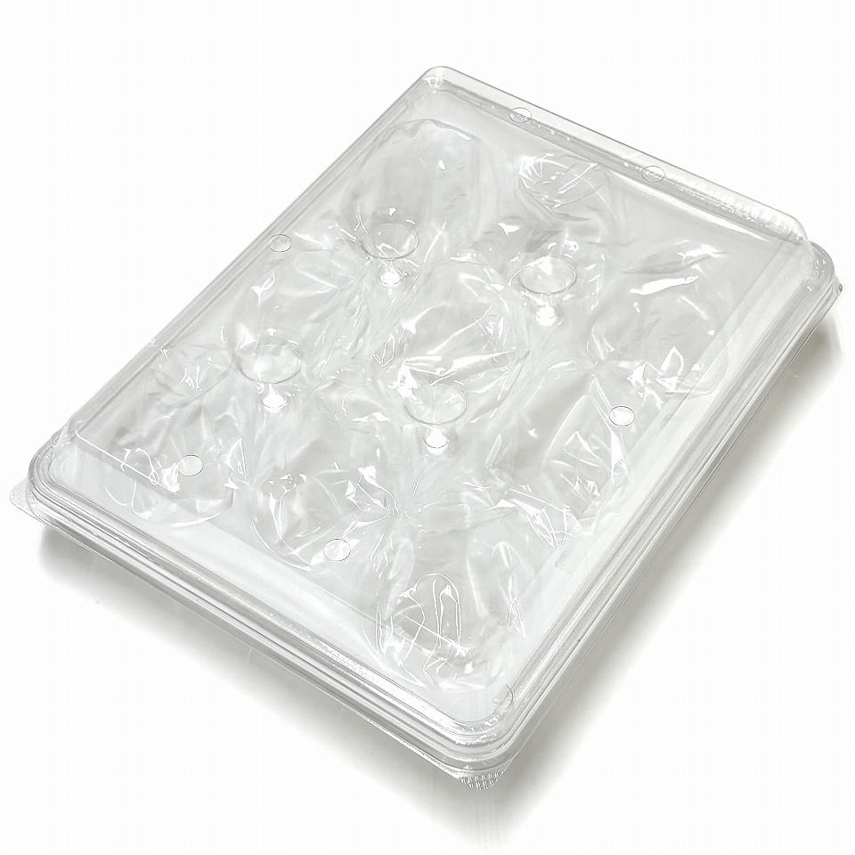 【屋号必須】イチゴ用　ゆりかーご　Aタイプ　9玉（189×248×61㎜）　78枚/箱　お試し用！