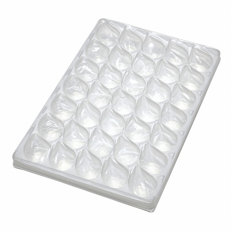 【屋号必須】イチゴ用　ゆりかーご　Eタイプ　35玉　トレー本体（161×233×24㎜）　250枚/箱　お買得！