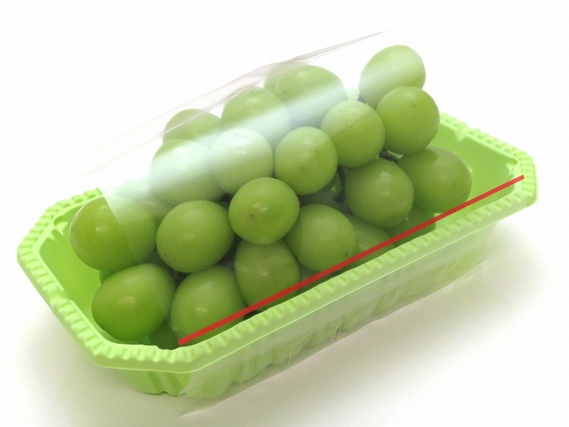 【屋号必須】フルーツパック(レジーム)　L　黄緑　800枚/箱　メーカー直送に付、個人宅配送不可