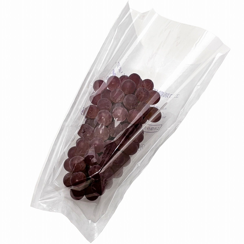 ぶどう 出荷用 三角袋 小透明（セロハン部分の印刷無地） 100枚入 （紙、セロハン） デラウェアぶどう用