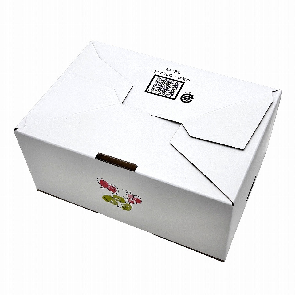 【おもてなし箱 一体型 小 10枚入】 果物箱 贈答ケース フルーツ詰め合わせ用 化粧箱(AA1322-10)