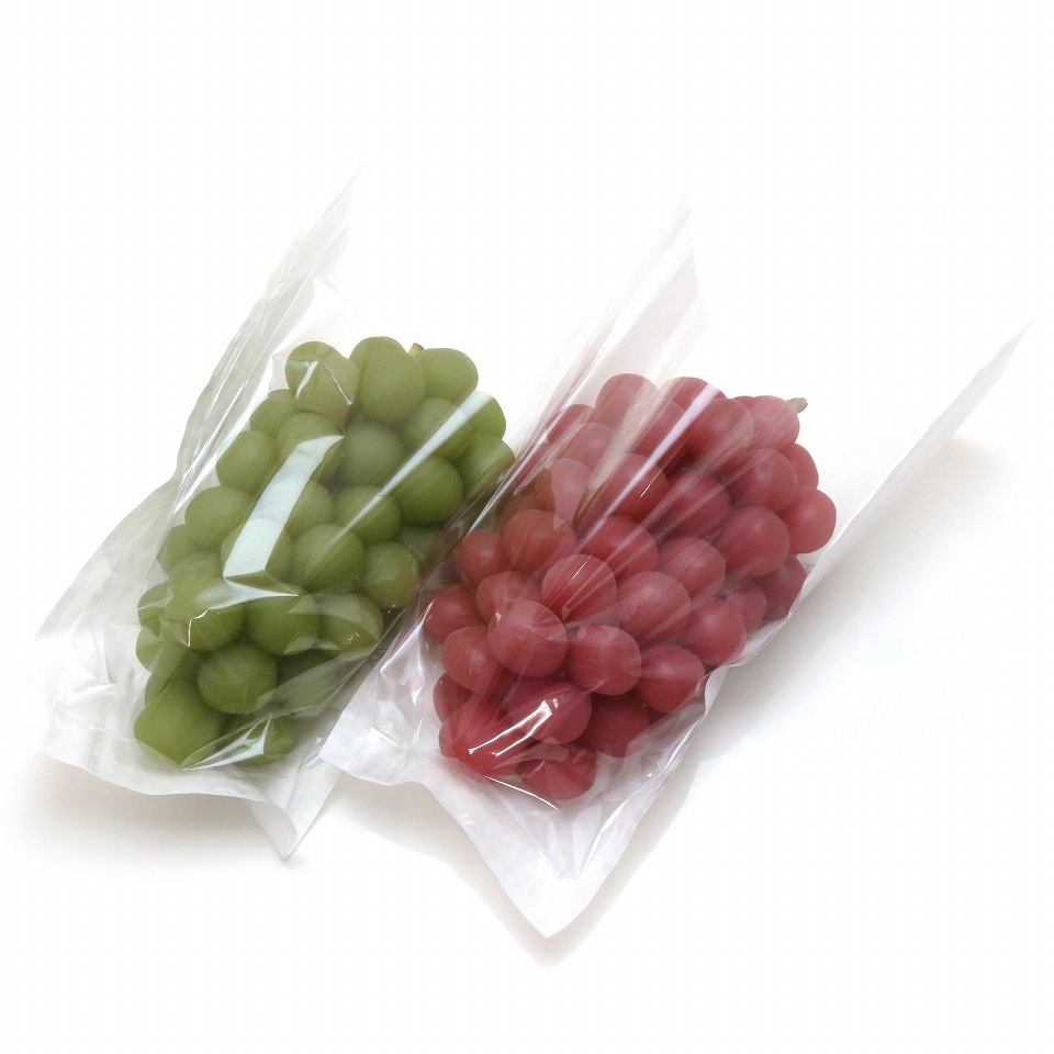 ぶどう 出荷用三角袋 大透明（セロハン部分の印刷無地） 100枚入 （紙、セロハン） 大房 ぶどう用