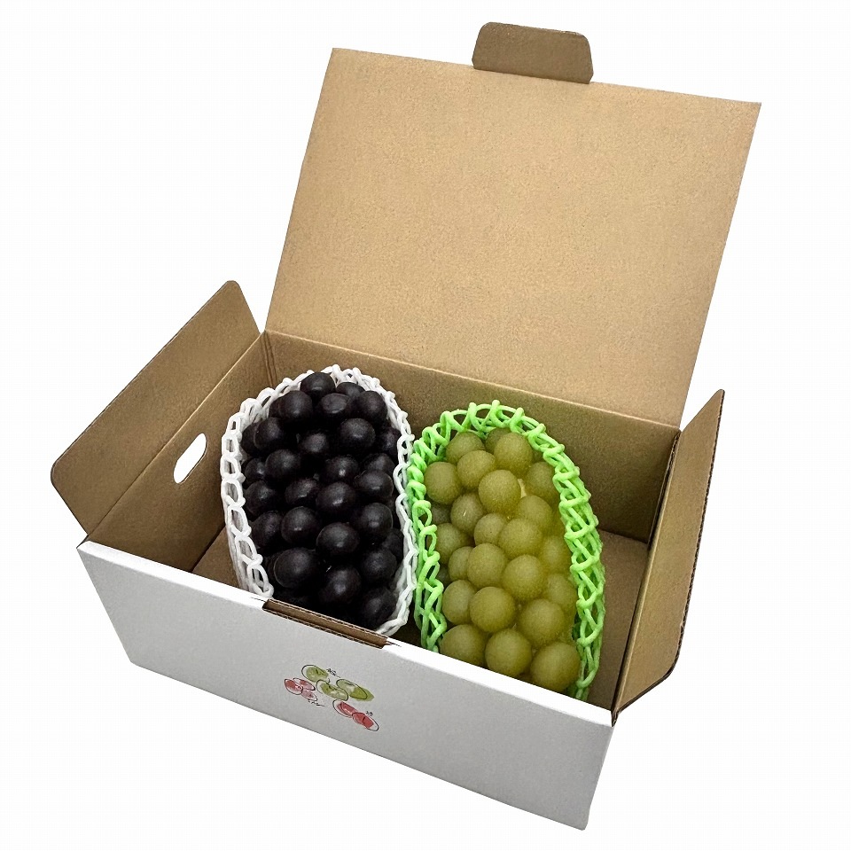 【おもてなし箱 一体型 中 10枚入】 果物箱 贈答ケース フルーツ詰め合わせ用 化粧箱(AA1321-10)