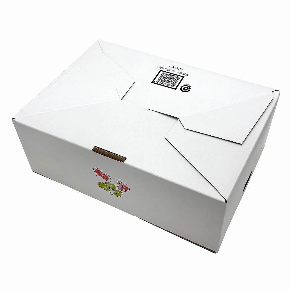 【おもてなし箱 一体型 大 50枚入】 果物箱 贈答ケース フルーツ詰め合わせ用 化粧箱(AA1320)