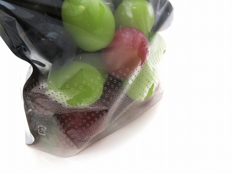 KB Zip de エアスルー 1816銀(大) 180×160mm　50枚/袋　ぶどうの粒200ｇ