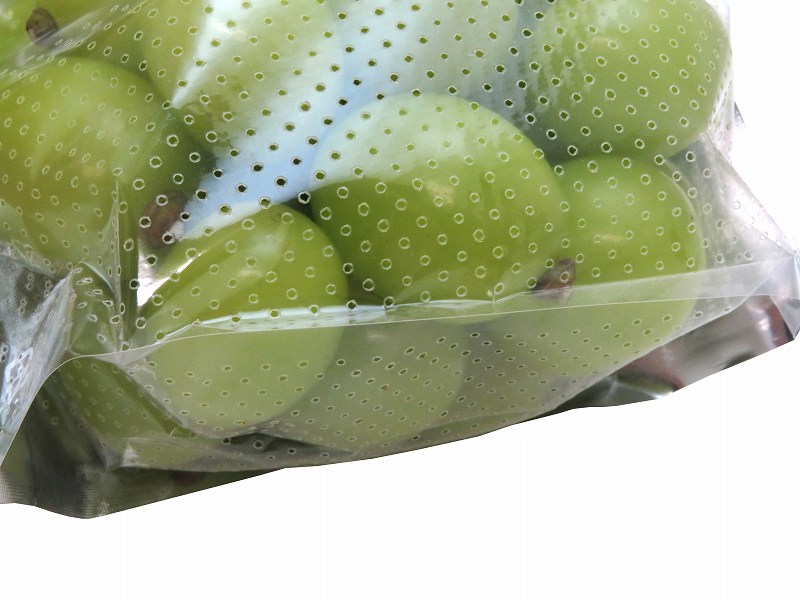 KB Zip de エアスルー 1816銀(大) 180×160mm　50枚/袋　ぶどうの粒200ｇ