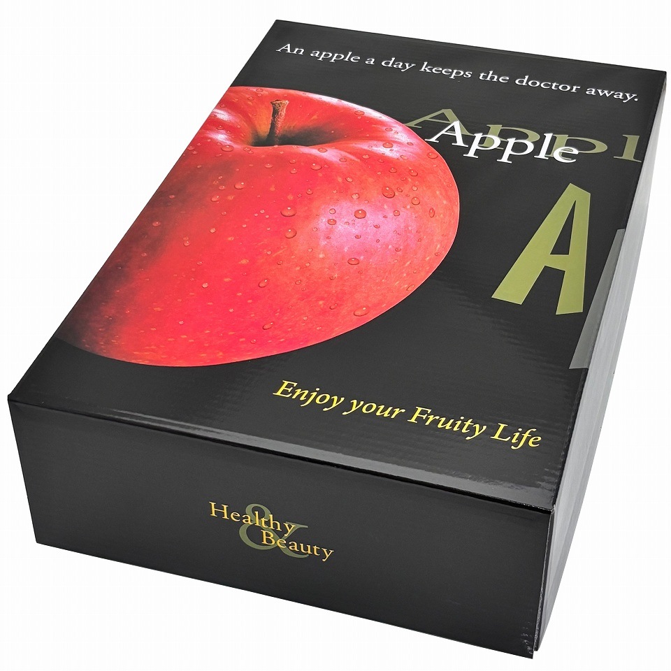 【りんご用化粧箱】F・Aりんご　3㎏　改　（10枚入）　内寸：260×370×Ｈ105mm