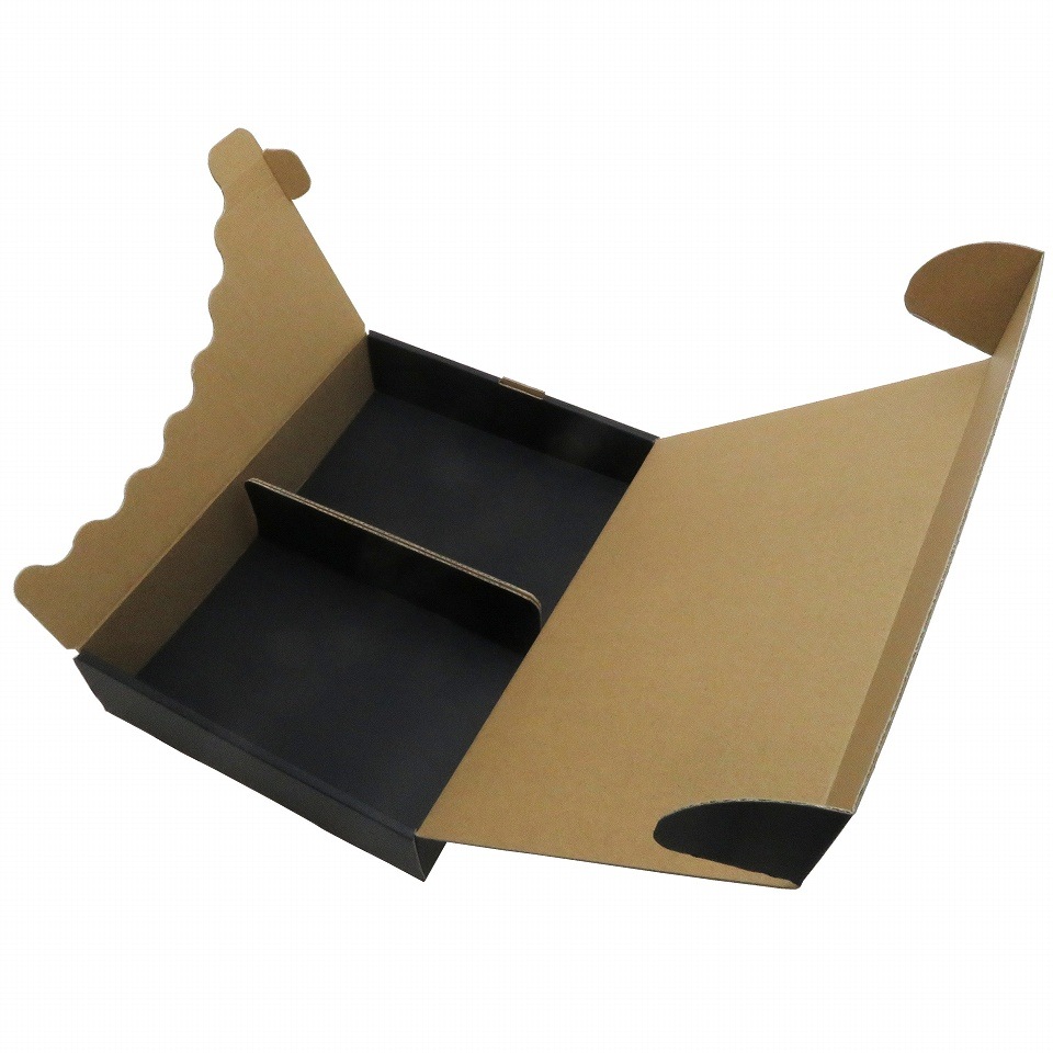 ハンモックトレー(ゆりかーごCタイプ)専用 黒化粧箱箱 (2トレー用) 100枚/箱