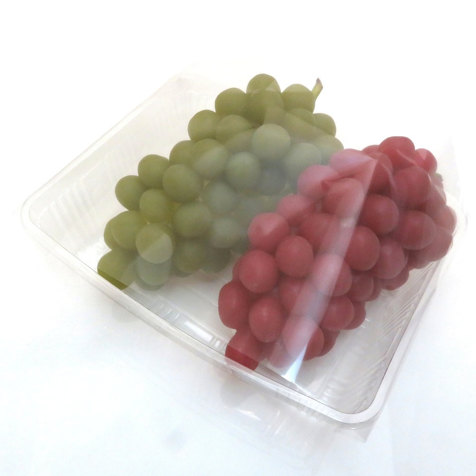 【お買い得ケース】テープ付 透明シート 25WHT-102(190×350mm)5000枚入/箱 ぶどう2房パック用フィルム(SIN407422-50)