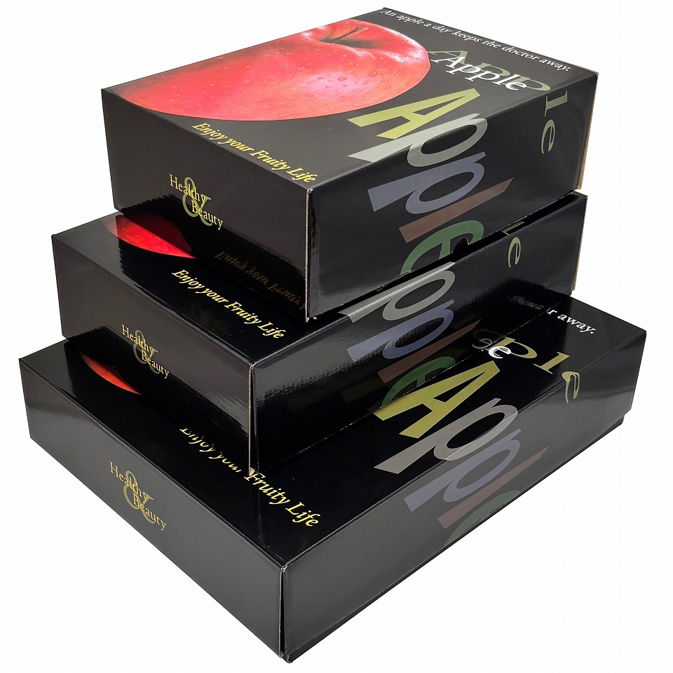 りんご用化粧箱】F・Aりんご 5Kg （30枚入） 内寸：435×345×H105mm