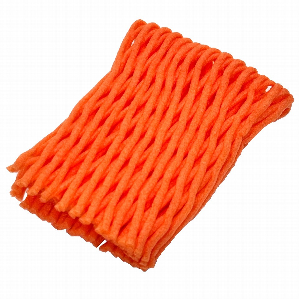 フルーツキャップ KNW-13　オレンジ（ｺﾞﾑなし） 100個/袋  果物緩衝材  W折タイプ 13cm   DMノバ