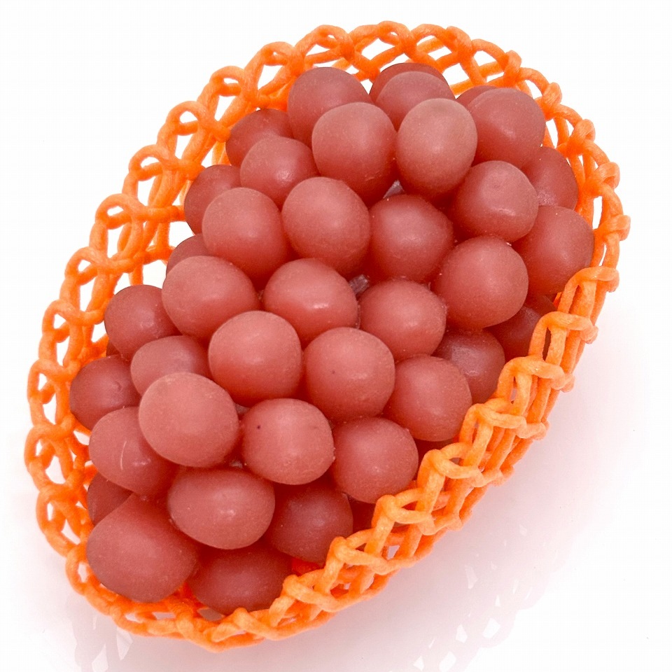 フルーツキャップ KNW-13　オレンジ（ｺﾞﾑなし） 100個/袋  果物緩衝材  W折タイプ 13cm   DMノバ