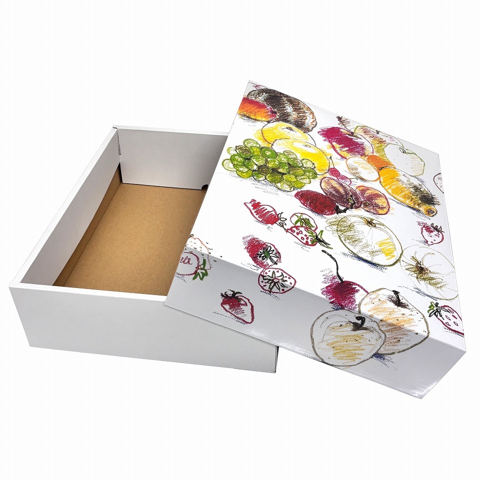 【フルーツ化粧箱】ワールドパレット深型 特大 (10枚入) 内寸:435×345×H120mm