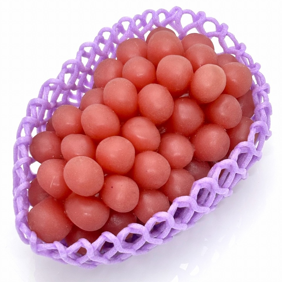 フルーツキャップ KNW-13　パープル（ｺﾞﾑなし） 100個/袋  果物緩衝材  W折タイプ 13cm   DMノバ