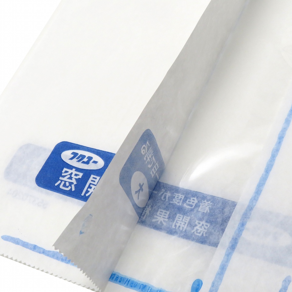 ぶどう袋 大窓 セロハン 透明 窓付 3000枚/箱 205×295mm (エリートプラス 大窓開 止付) 果実袋 葡萄袋 窓付袋 大袋 ウラツヤツヤで! やさしさプラス! リニューアル!