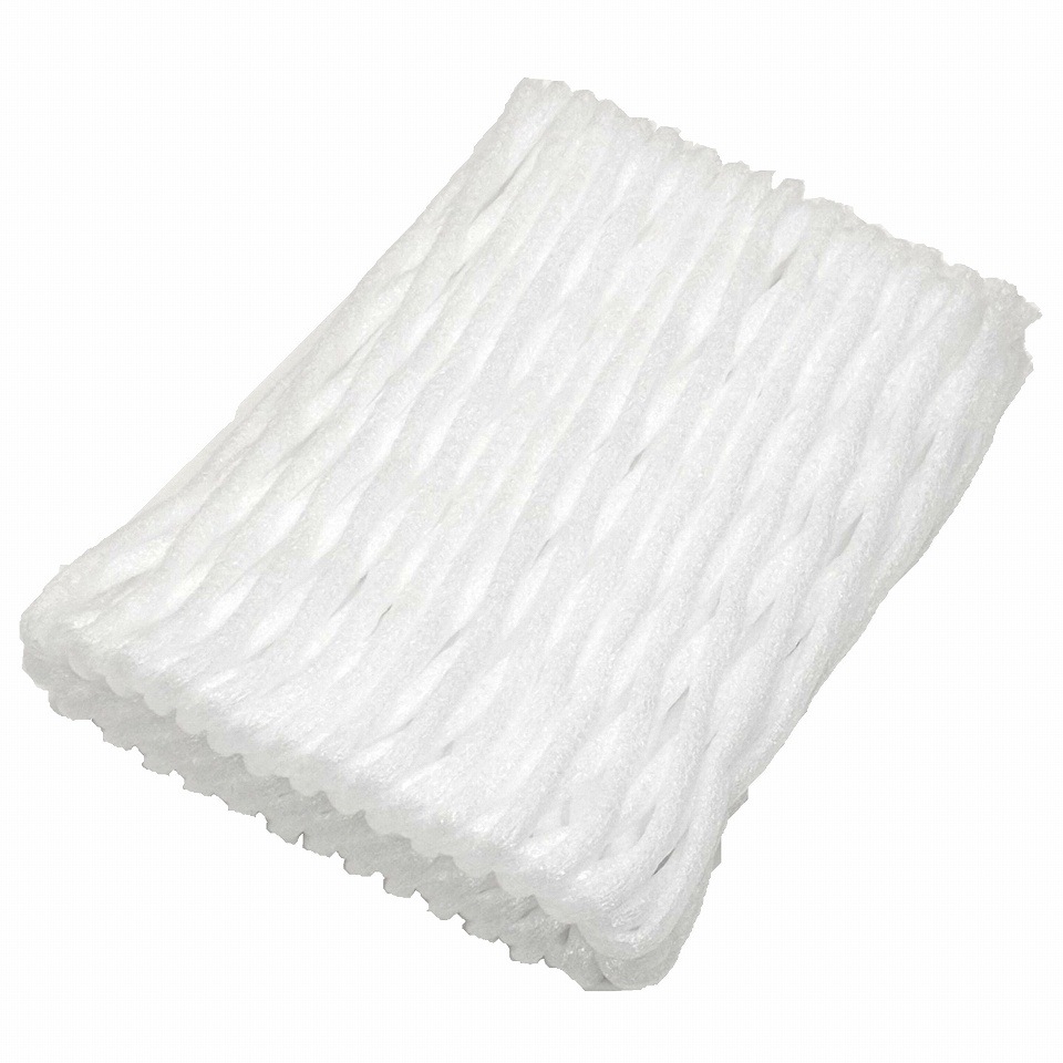 フルーツキャップ KNW-13　白（ｺﾞﾑなし） 100個/袋  果物緩衝材  W折タイプ 13cm   DMノバ