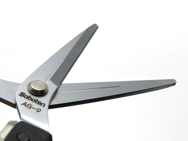 サボテン 衝撃吸収 ロング芽切はさみ 【トマト、ナス、きゅうりに最適】 全長200mm 刃長58mm 腱鞘炎対策品 No.AG-9