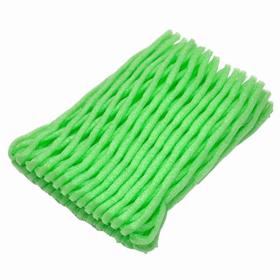 フルーツキャップ KNW-13 グリーン(ゴムなし) 100個/袋 果物緩衝材 W折タイプ 13cm DMノバ