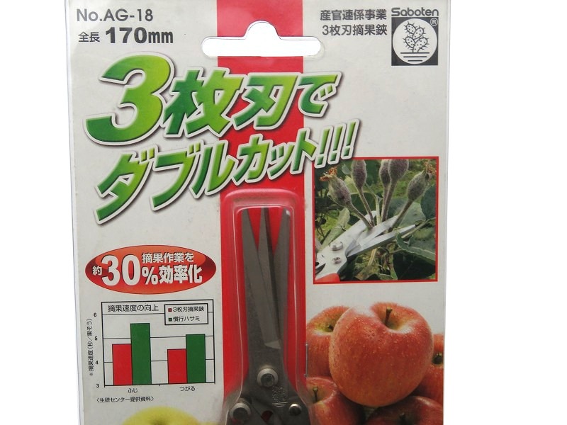 サボテン 3枚刃摘果鋏 AG-18 | 刃物、道具,特殊道具 | 葡萄栽培