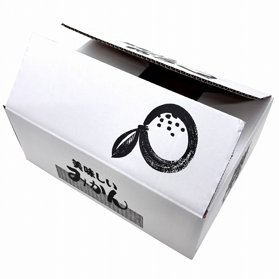 【みかん用送り箱】美味しいみかん 5㎏(50枚入) 内寸:260×365×H135mm