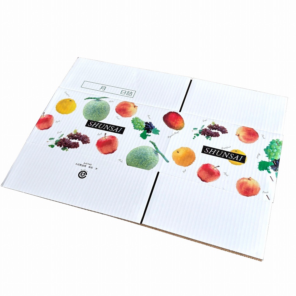 【発送用送り箱】A式発送用　旬彩　大（10枚入）　内寸：285×380×Ｈ210mm