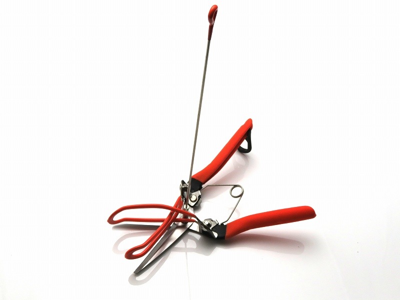 サボテン アスパラ収穫鋏 【測って、切って、つかめる】 収穫効率アップ No.AG-21