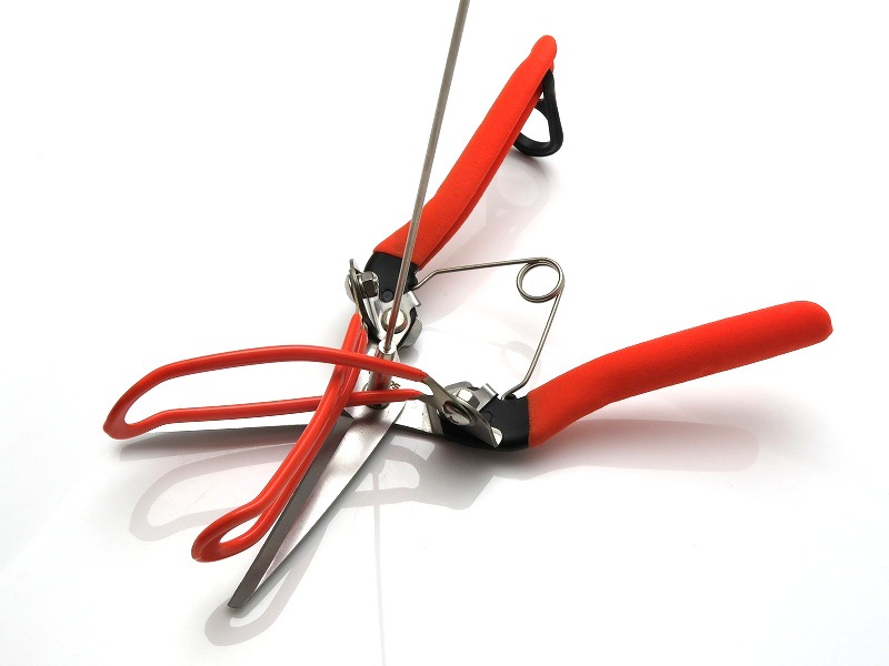 サボテン アスパラ収穫鋏 【測って、切って、つかめる】 収穫効率アップ No.AG-21