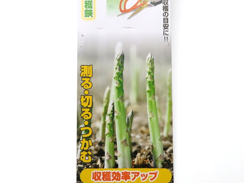 サボテン アスパラ収穫鋏 【測って、切って、つかめる】 収穫効率アップ No.AG-21