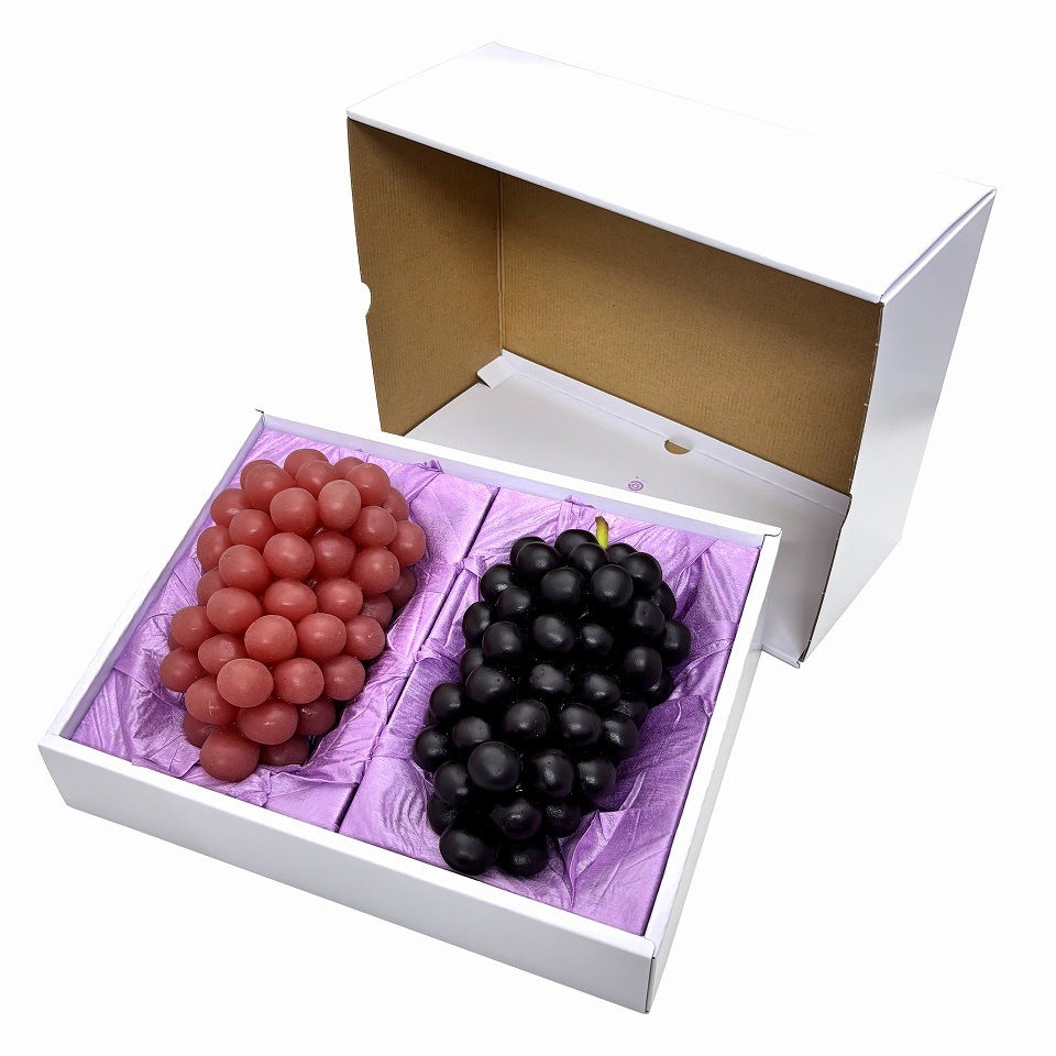 【アラカルトブドウ２房用　10枚入り】ブドウ・シャインマスカットギフト用化粧箱（AA7318-10）