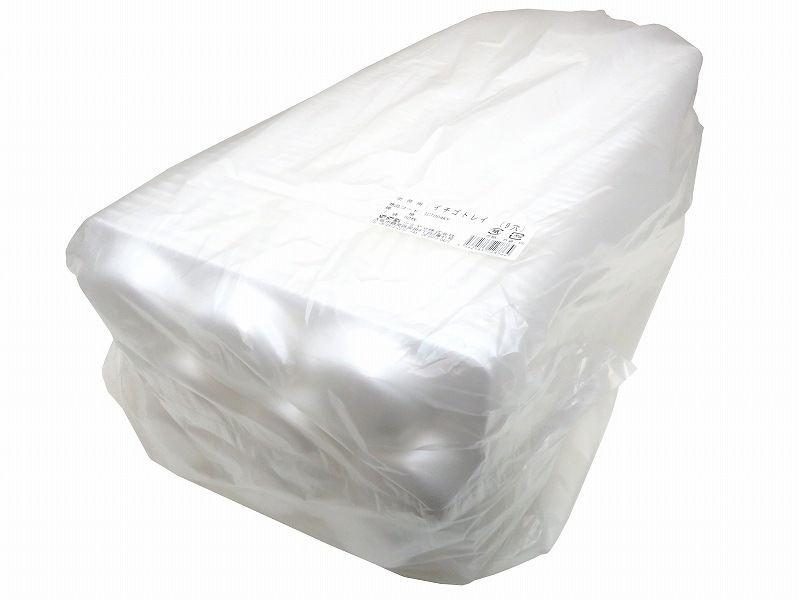 イチゴトレイ　(12穴)　PS+不織布　50枚/袋　イチゴ化粧箱専用