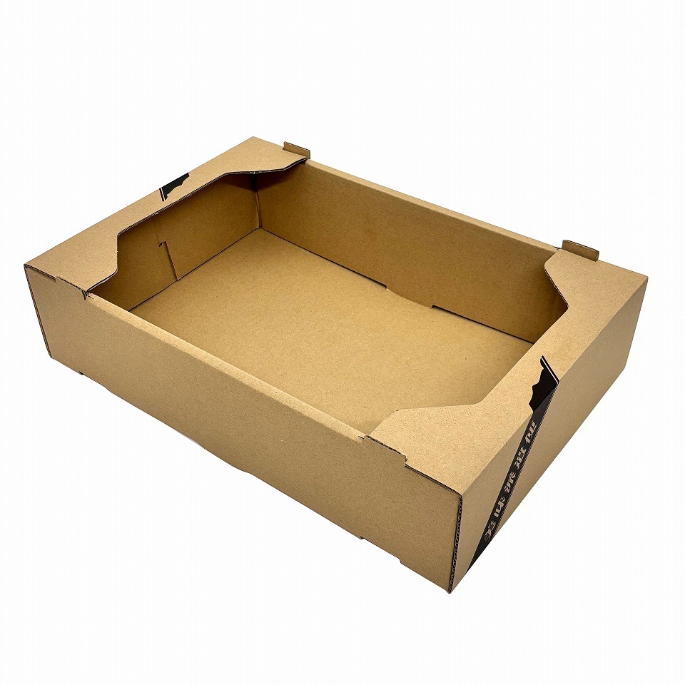 【果物詰め合わせ用】コンテナBOX美味派遣便　大（20枚入）　内寸：370×250×Ｈ90mm