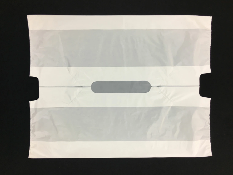 無地バンバンバッグ　No.4　乳白（1000枚入）　厚0.027×巾380×長さ480ｍｍ