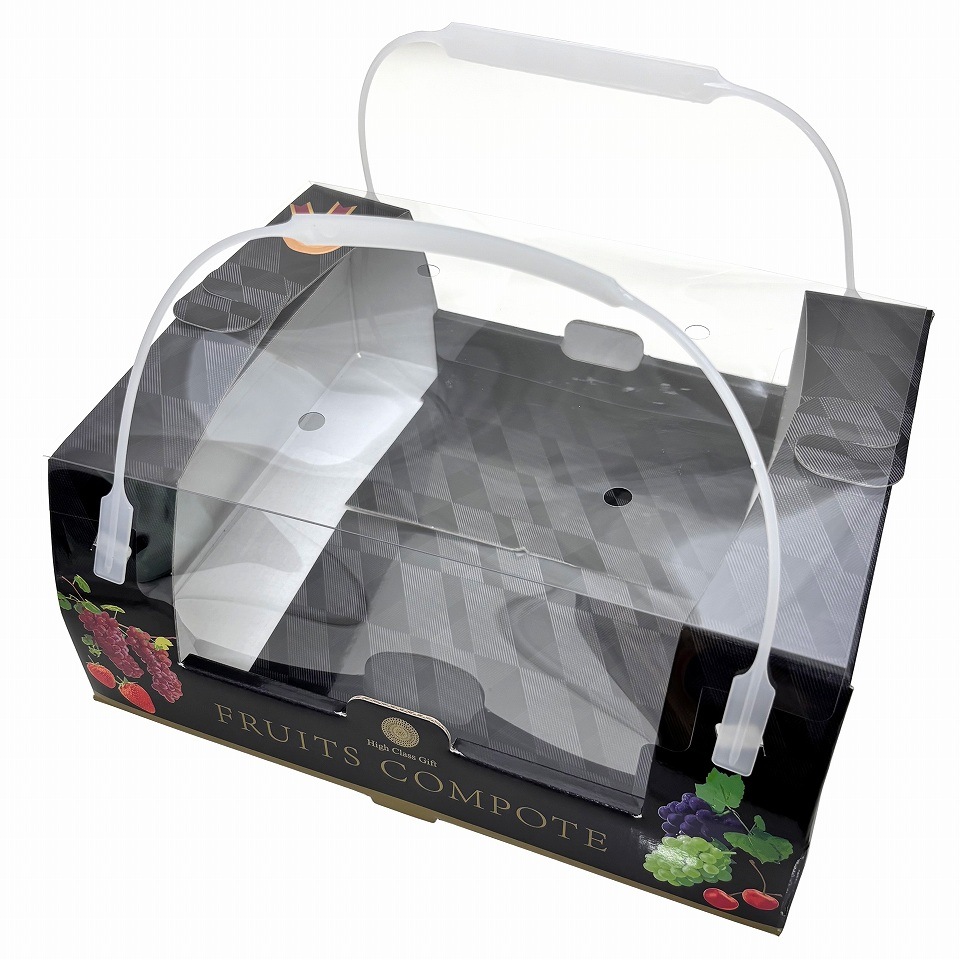 フルーツ用手さげ箱】フルーツコンポート（60枚入） 内寸：260×223