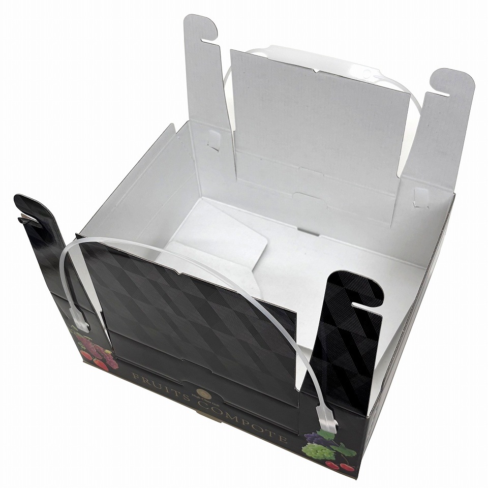 フルーツ用手さげ箱】フルーツコンポート（60枚入） 内寸：260×223