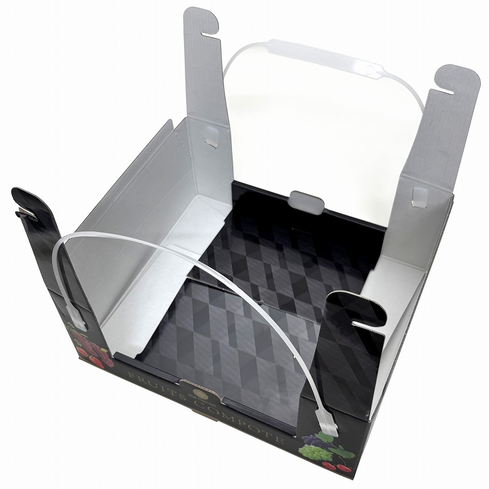 フルーツ用手さげ箱】フルーツコンポート（60枚入） 内寸：260×223