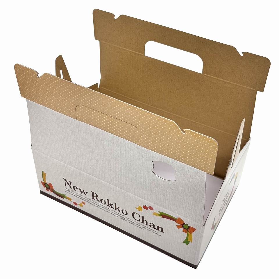 みゆきちゃん 箱 フルーツ用手さげ箱】新ロッコちゃん（60枚入） 内寸：290×190×H105mm