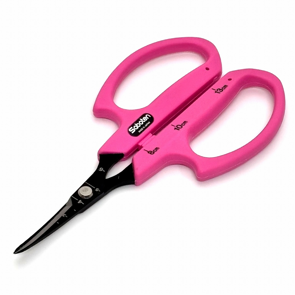 待望の鋏、誕生！！　サボテン ぶどう鋏(ピンク)　B-1C(サボテン)　カーブ刃（ブリスターパック）