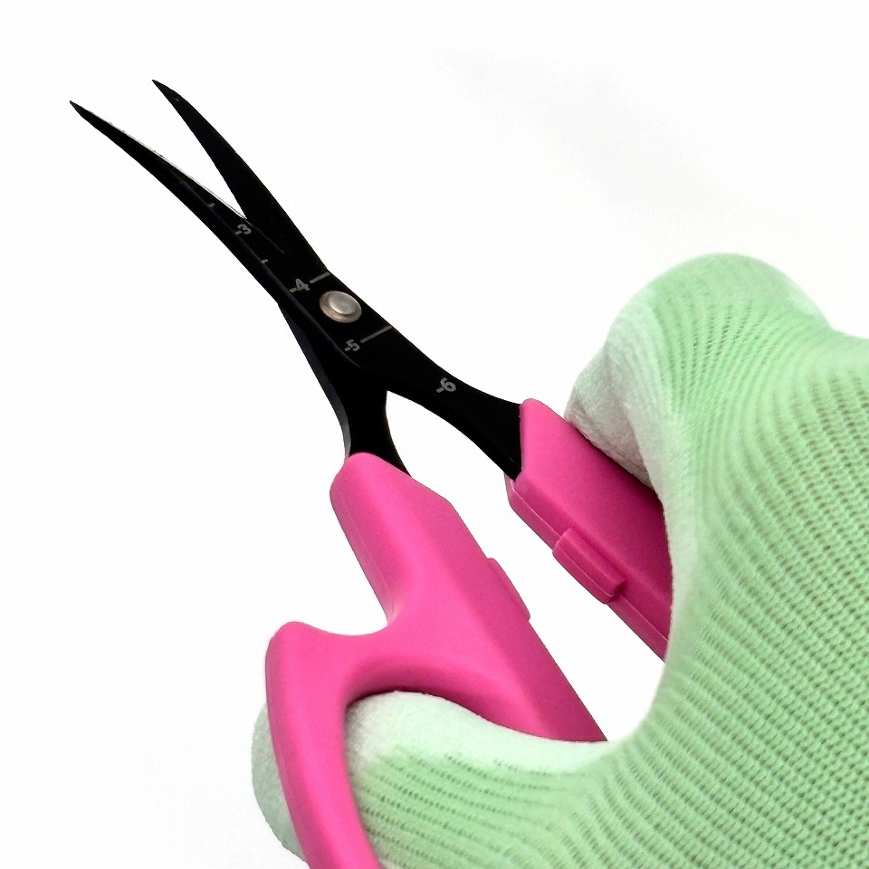 待望の鋏、誕生！！　サボテン ぶどう鋏(ピンク)　B-1C(サボテン)　カーブ刃（ブリスターパック）