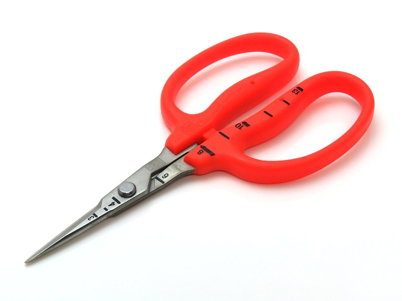 摘粒ハサミ　B-500S（近正） 直刃先細タイプ