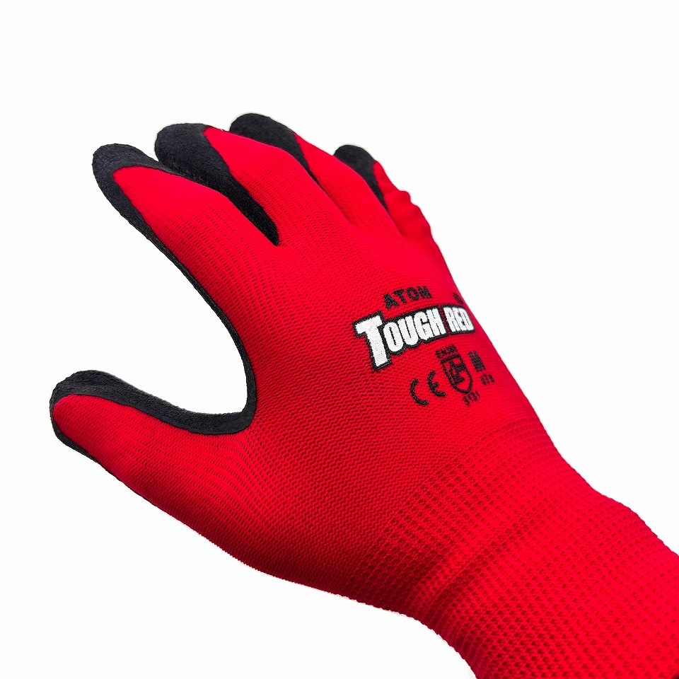 天然ゴムコーティング手袋 タフレッド 1470 Mサイズ やわらかい! 使いやすい! 細かい作業からハードな作業まで幅広く!
