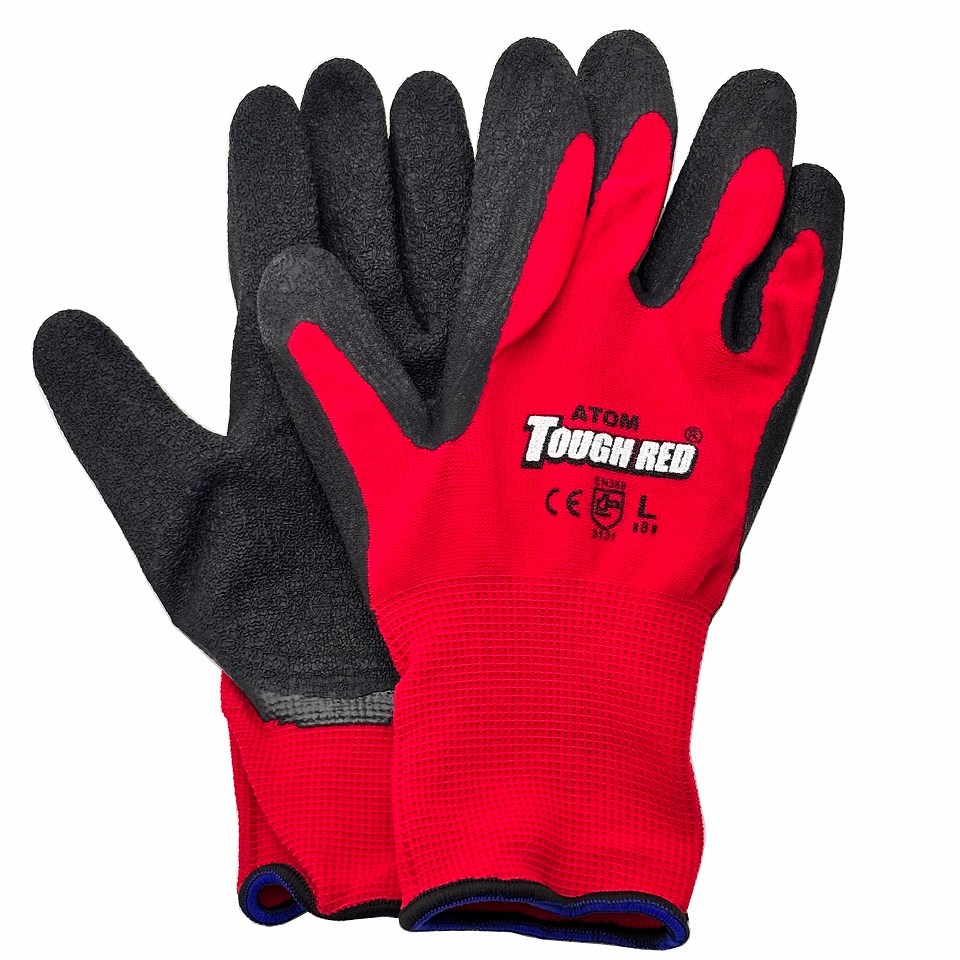 天然ゴムコーティング手袋 タフレッド　1470　Lサイズ やわらかい！ 使いやすい！ 細かい作業からハードな作業まで幅広く！