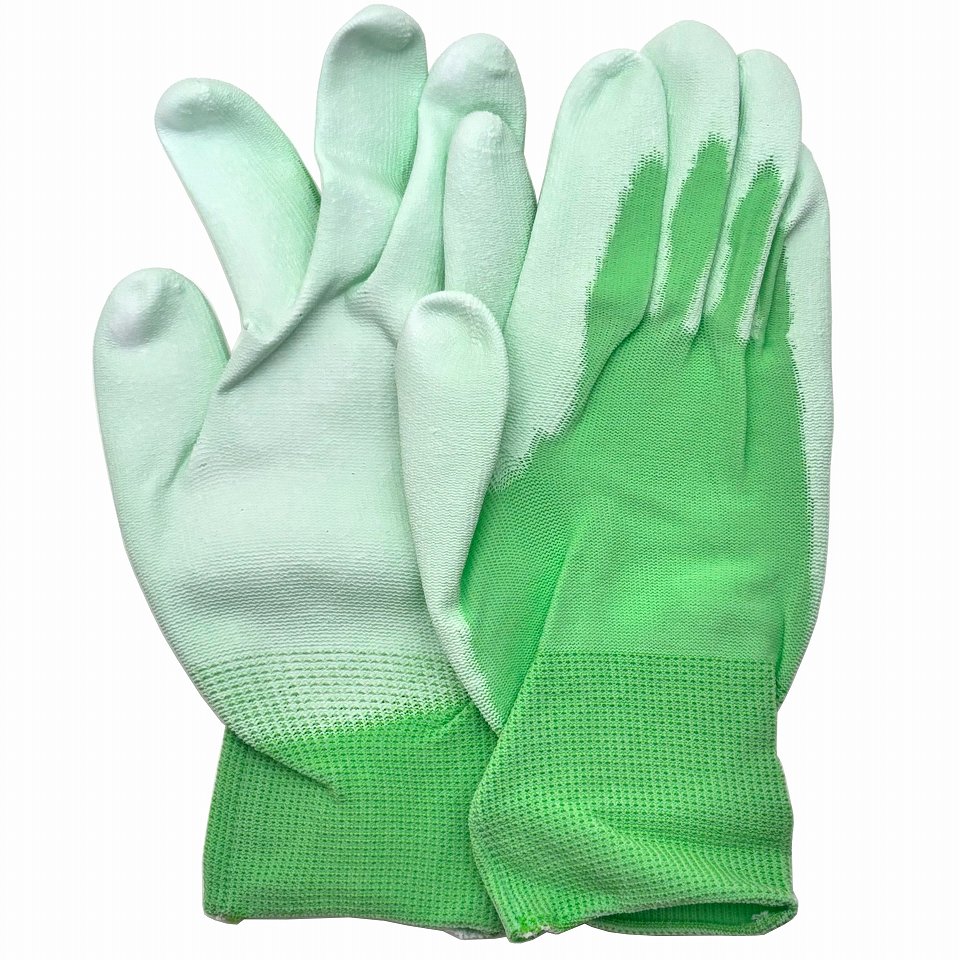 ウレタン背抜き手袋 快適背抜き G No.810(LLサイズ) 指先までフィットし、細かな作業にも!