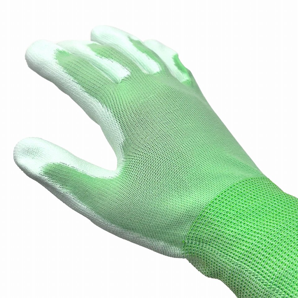 ウレタン背抜き手袋 快適背抜き G No.810(LLサイズ) 指先までフィットし、細かな作業にも!