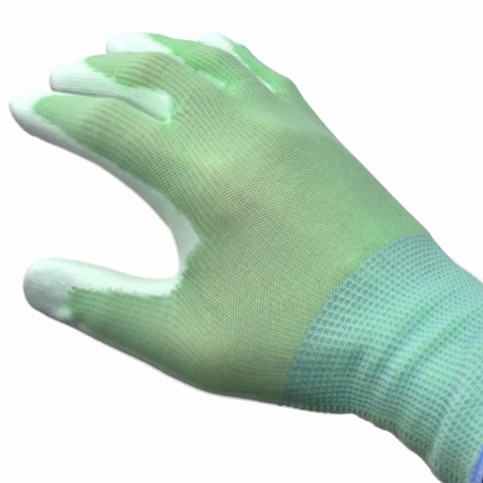 ウレタン背抜き手袋　快適背抜き G No.810（Mサイズ） 指先までフィットし、細かな作業にも！