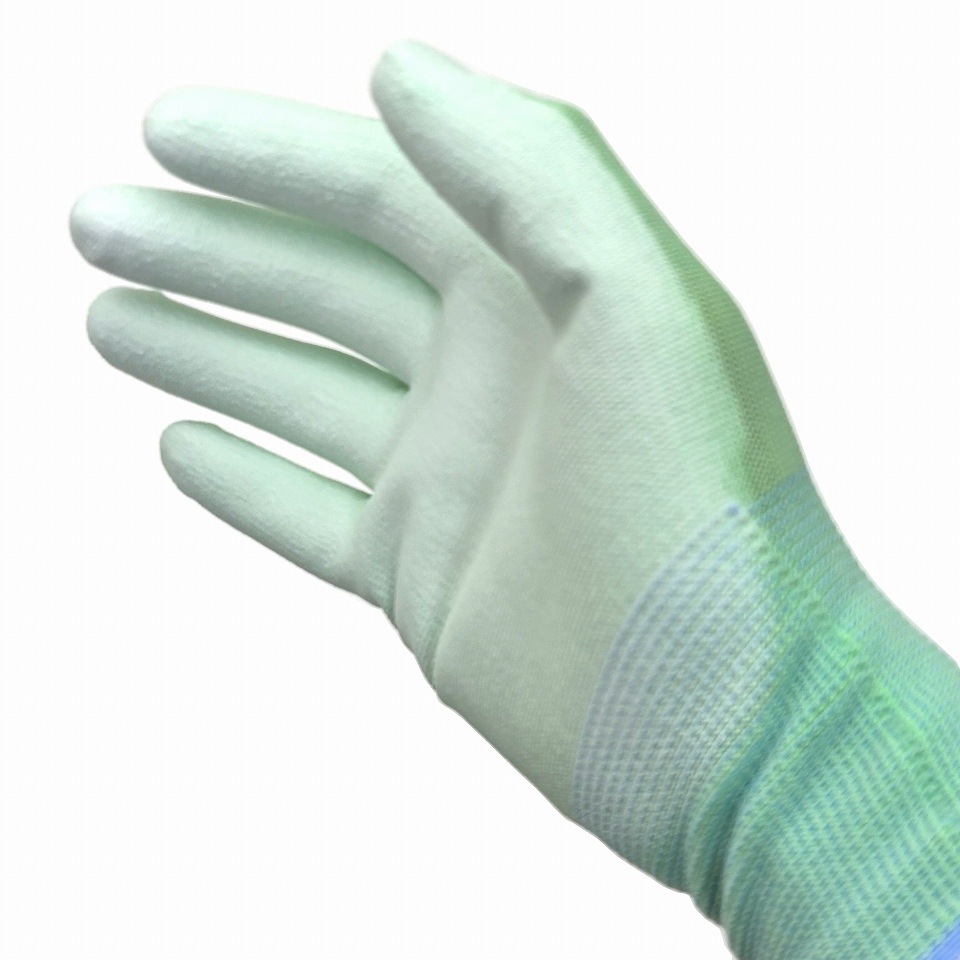 ウレタン背抜き手袋　快適背抜き G No.810（Mサイズ） 指先までフィットし、細かな作業にも！