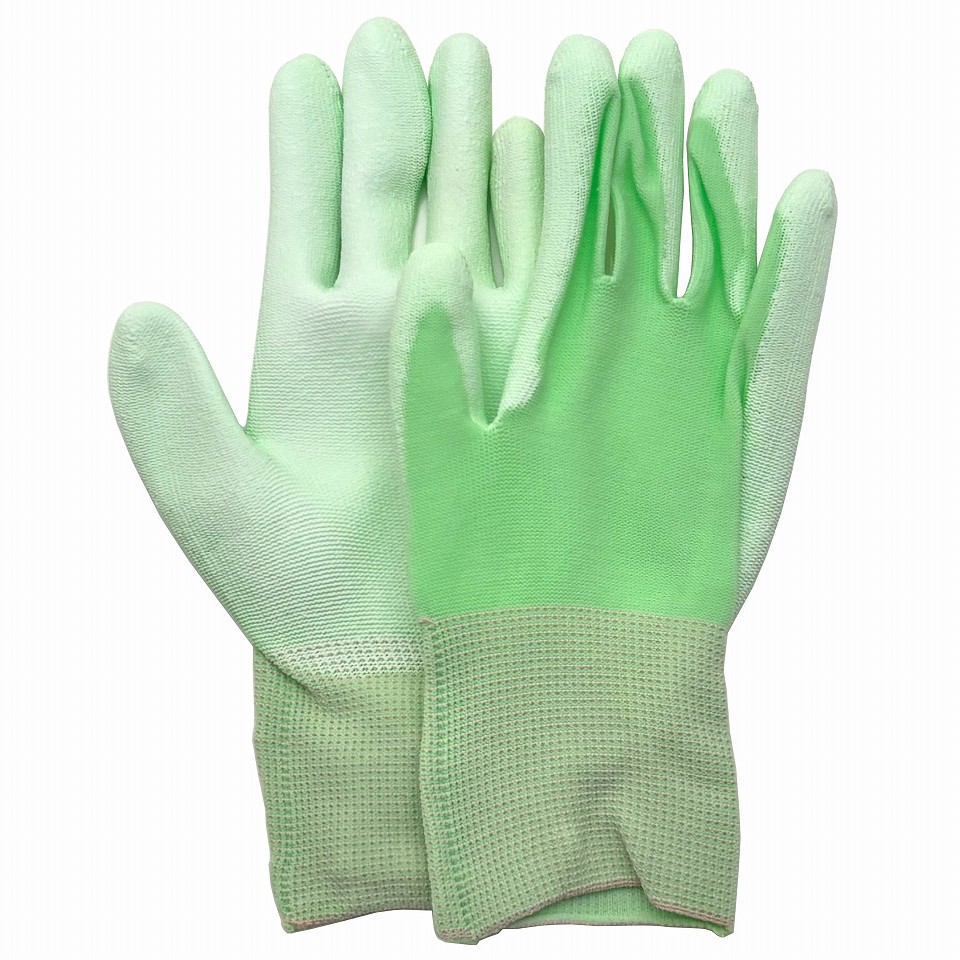 ウレタン背抜き手袋 快適背抜き G No.810(Sサイズ) 指先までフィットし、細かな作業にも!