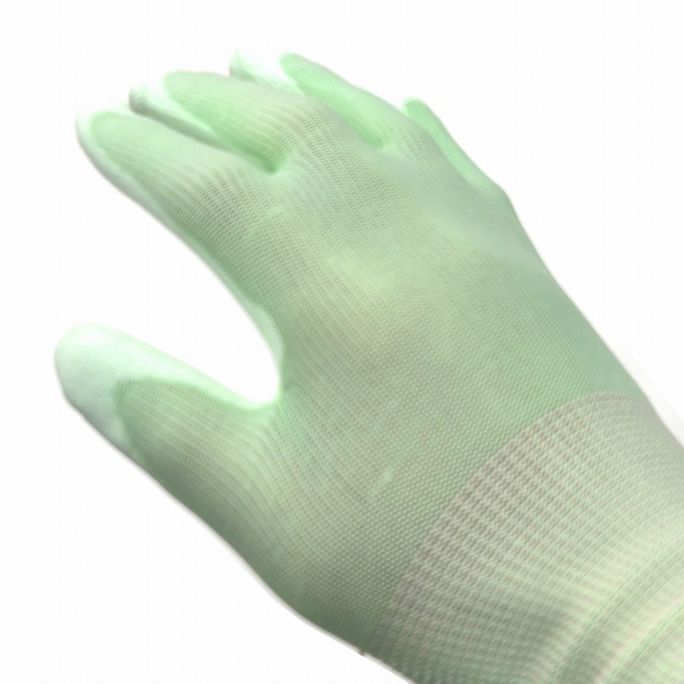 ウレタン背抜き手袋 快適背抜き G No.810(Sサイズ) 指先までフィットし、細かな作業にも!